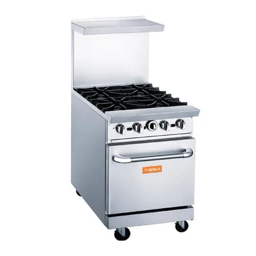 Brika Range With 4 Open Burner (Natural Gas or Propane)