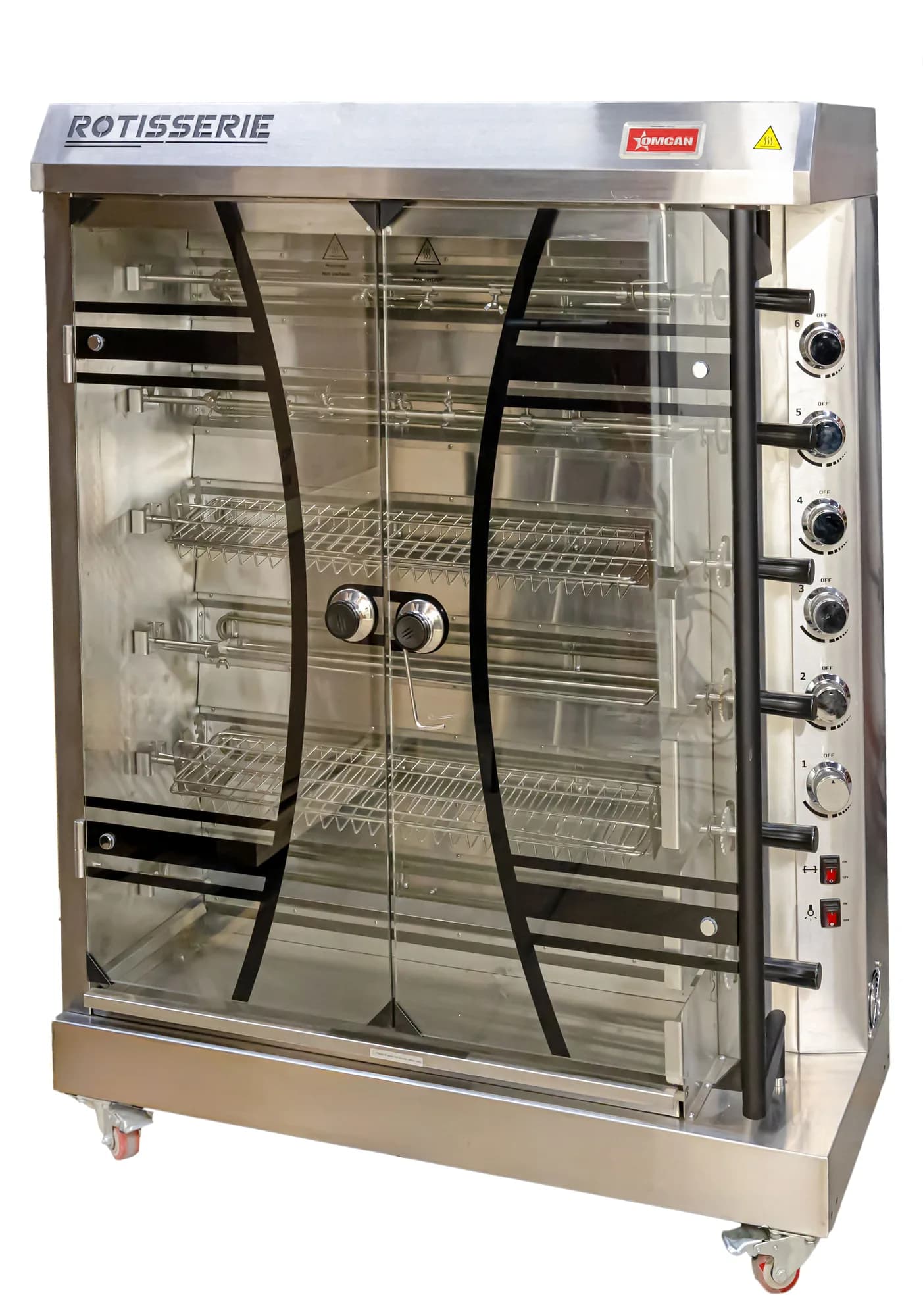 46" Electric Rotisserie Grill, 6 Spits, 36 Chicken Capacity, 12kW — photo 1