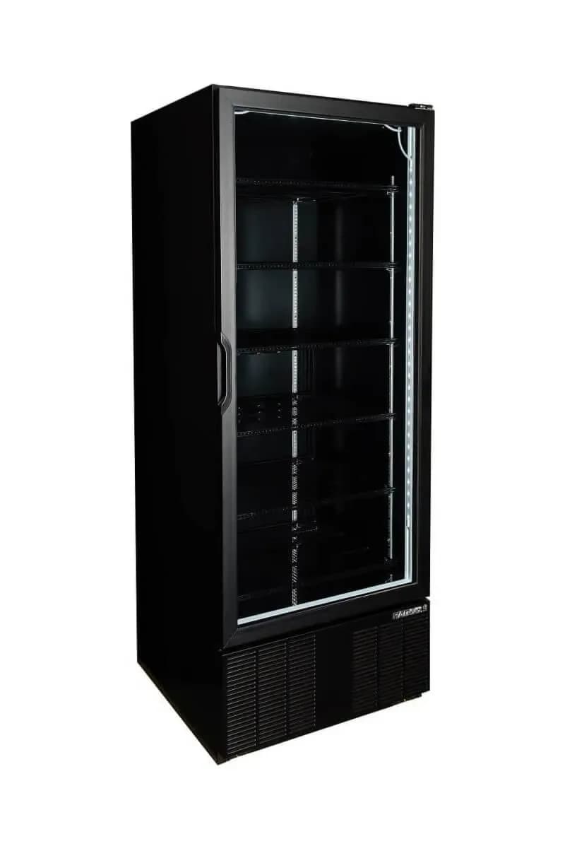 Single Door Cold Space Merchandiser ESM28HC TD BLACK XT/IN