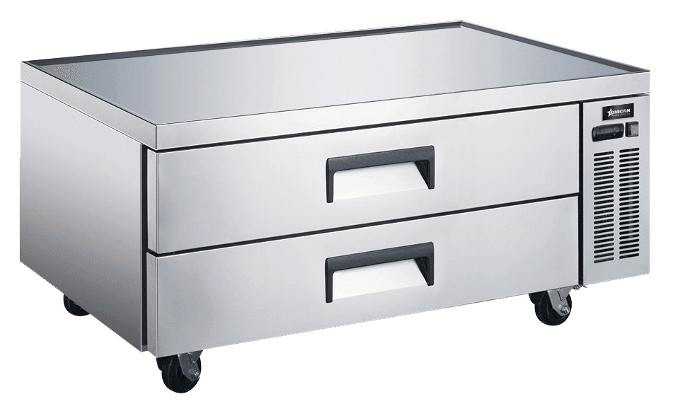 52″ Stainless Steel Refrigerated Chef Base with 2 Drawers – 258L (9 cu.ft.) Capa