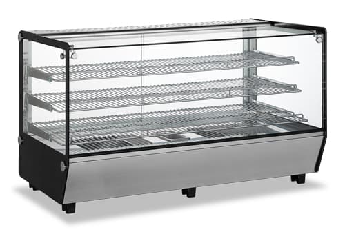 60" Square-Glass Countertop Display Warmer 9cu.ft. / 252L – 110V, 1650W