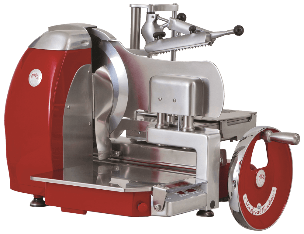 Omas 14.5″ Volano Automatic Meat Slicer Standard Flywheel | Trento – 120 V, 1 HP