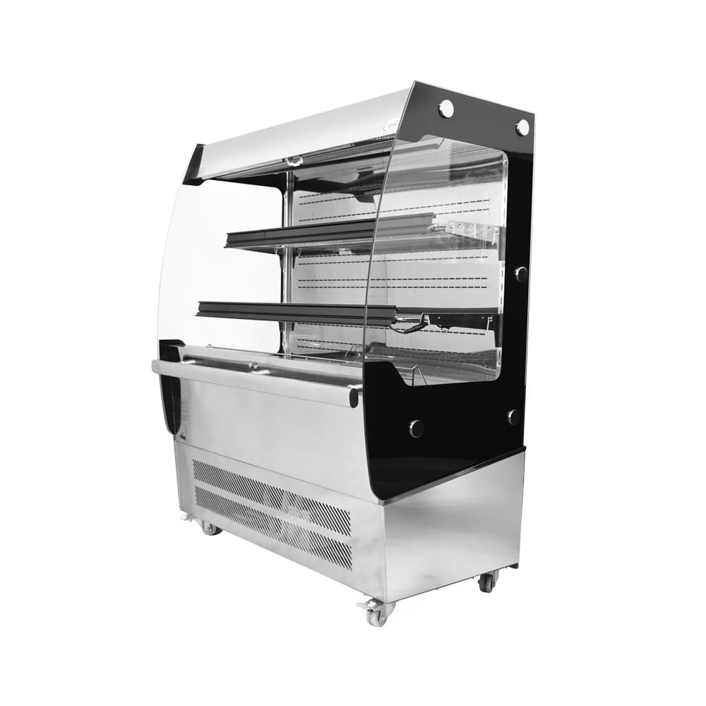 39″ Grab-and-Go Open Refrigerated Floor Self-Serve Display Case with 7 cu.ft. (2
