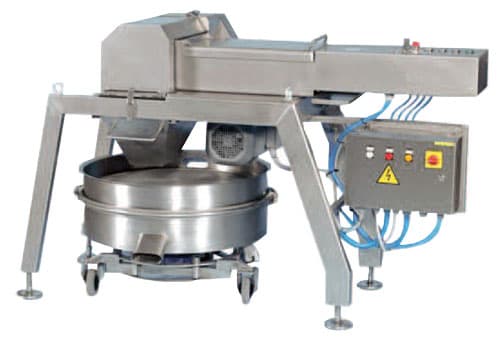 Hydraulic Cheese Grater With And Vibrating Screen