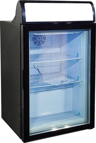 23″ Countertop Display Freezer with Top Lightbox, 98 Liter (3.46 cu.ft.) Capacit