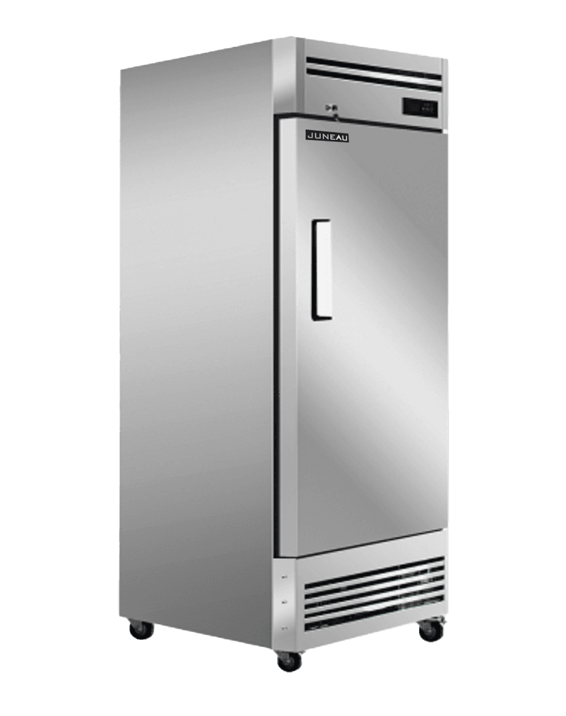 Juneau 27″ Reach-in Refrigerator Single Door Stainless Steel 18 cu.ft. Capacity,
