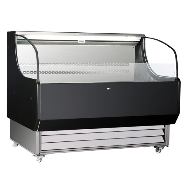 52-inch Grab-and-Go Open Refrigerated Floor Self-Serve Display Case with 13.07 c