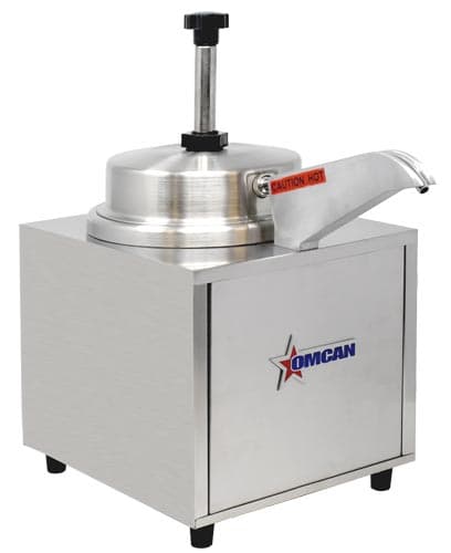 Countertop Stainless Steel Food Warmer with 3.5 QT capacity (with Spout and Pump