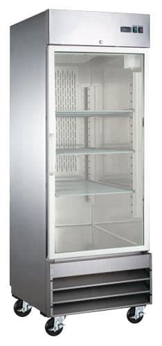 29″ Stainless Steel Refrigerator Single Glass Door, 23 cu.ft. (651 Liter) Capaci