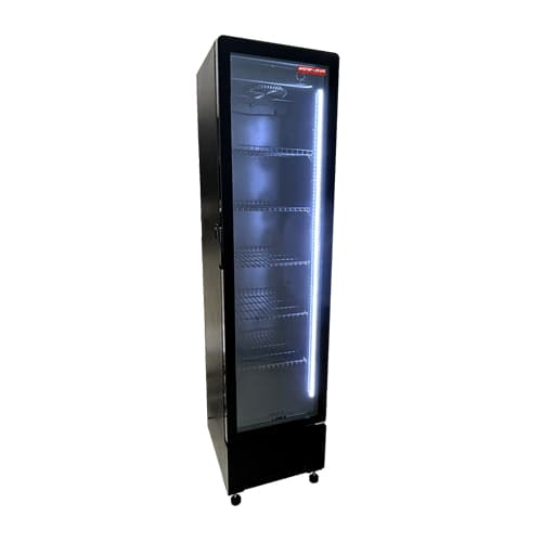 NEW AIR ALL BLACK GLASS DOOR