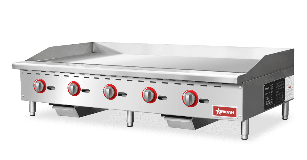 60″ Griddle Natural Gas / Propane with 5 Burners and Manual Control – 150,000 BT
