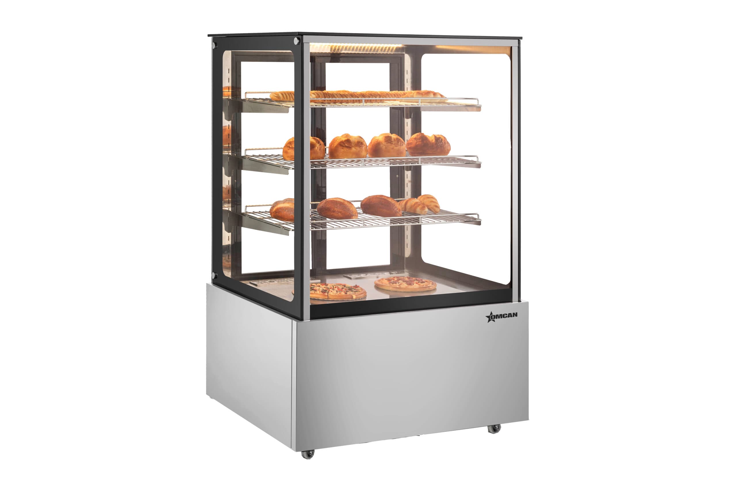 37" Square-Glass Countertop Display Warmer with 15.7 cu.ft. (445 L) capacity
