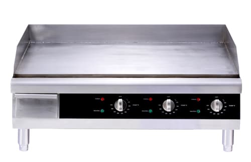 30″ Countertop Stainless Steel Electric Griddle with 30″ x 15.5″ Cooking Area