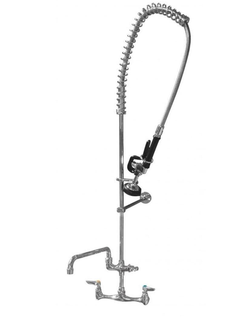 Commercial Kitchen Faucet with Pre-Rinse Sprayer