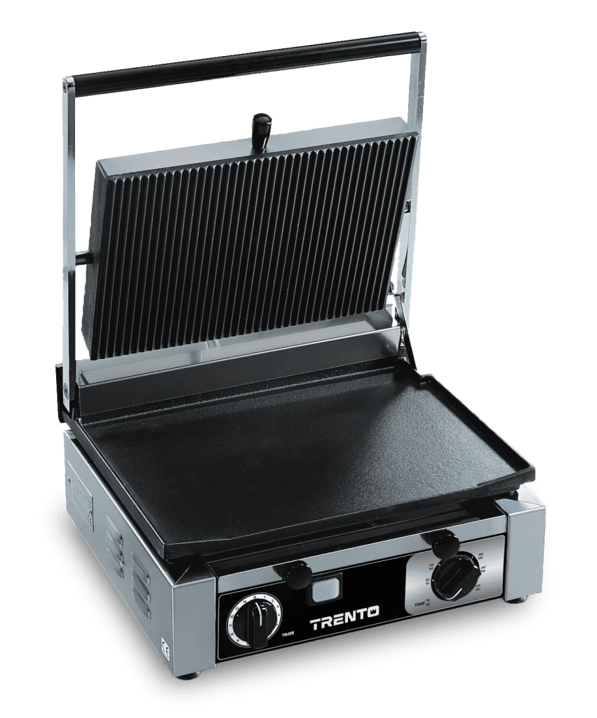 Panini Grill 10″ X 15″ Single Rib/Smooth 120V/60/1 ETL cETLus