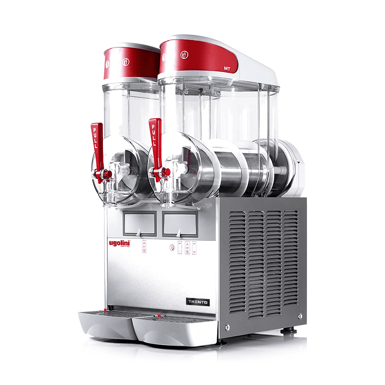 Ugolini MT2 Countertop Double Bowl Granita / Slushy Machine with Magnetic Drive