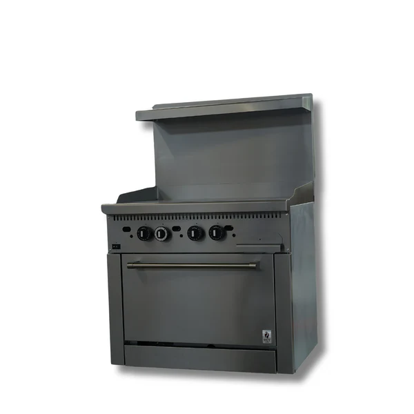 Gas Range with Built-In Convection Oven 36"w/36" Griddle top(Thermostat) HZ-CR36