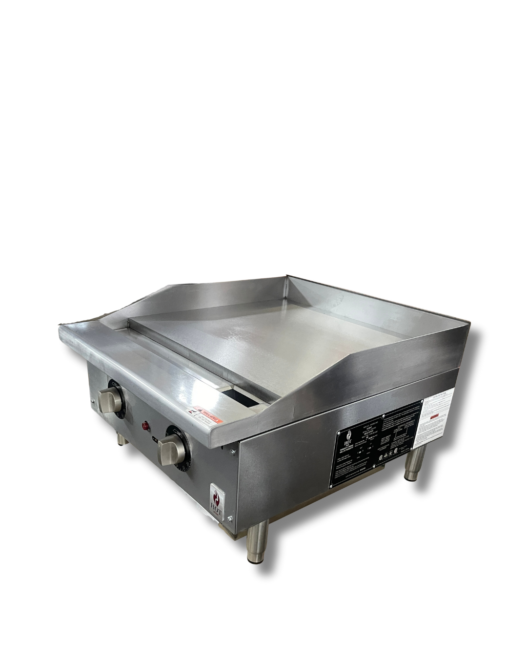 Countertop Thermostat Griddle with safety valve 24" HZ-G24-T