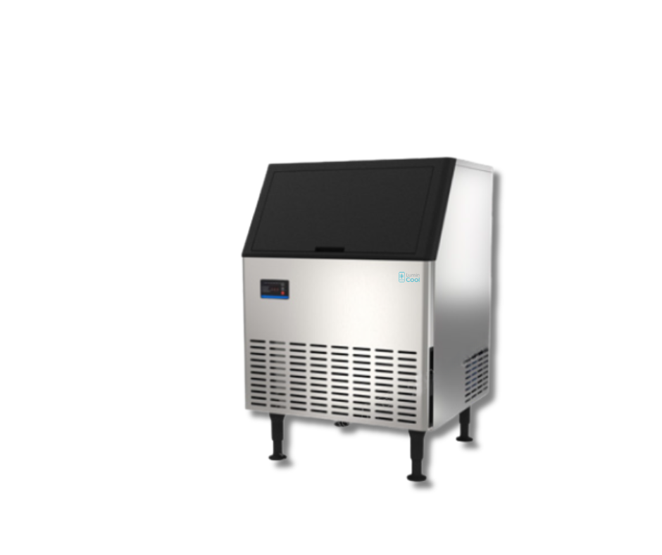 Lumin Cool-IM160 Air Cooled Ice Machine – Half Size Cubes | 157 lb/24hrs, 80 lb Storage