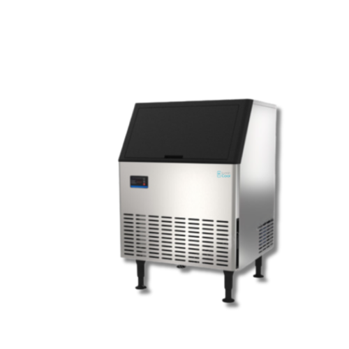 Lumin Cool Air Cooled Ice Machine – Half Size Cubes, 80 lb Storage