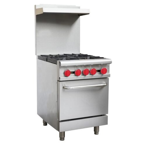 Commercial Gas Range with Standard Oven – Natural Gas