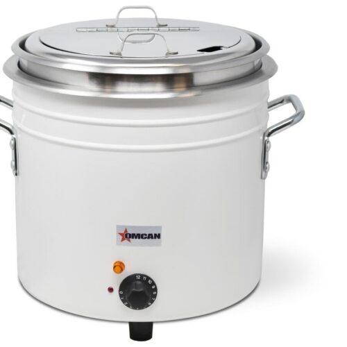 11 QT White Retro Soup Warmer/Rethermalizer