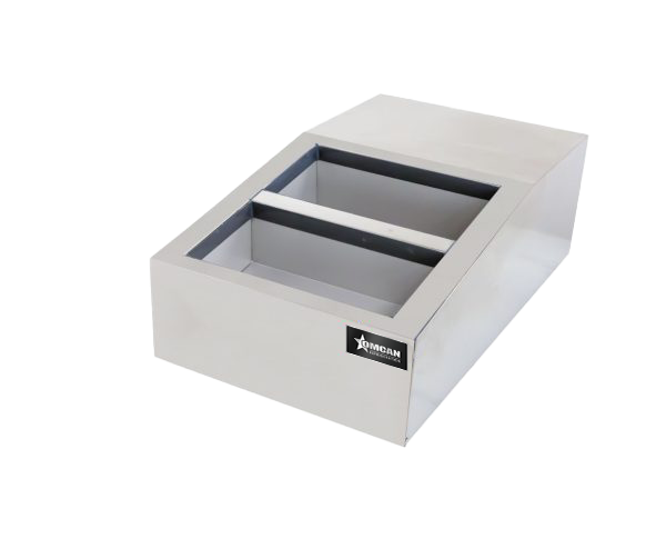 Countertop Refrigerated Prep Rail for GN 1/6 Pans – Image 3