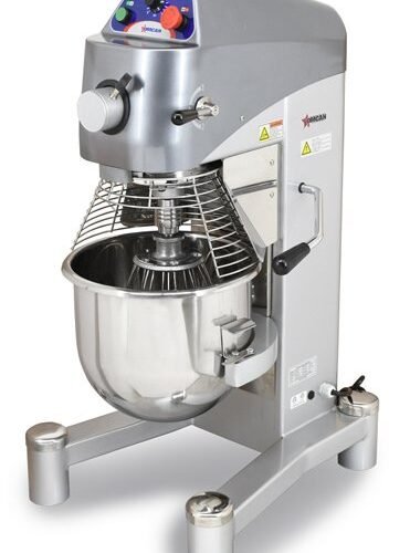 20QT Heavy-Duty Planetary Mixer with Timer and Guard – 110V, 1500W