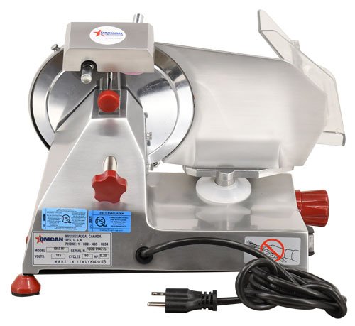 Trento 8″ Belt-Driven Meat Slicer with Fixed Blade Sharpener – 0.2 HP, 110 V – Image 3