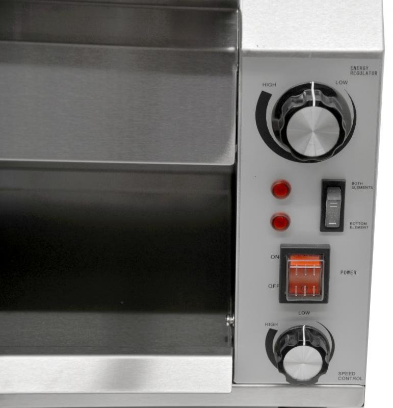 Commercial 10″ wide Conveyor Toaster with 3″ Opening – 120 V, 1800W – Image 4