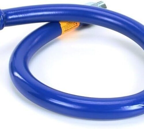 Boyau à gaz de 3/4 x 48 po, tuyau de conduite de gaz pour cuisine commerciale, ligne flexible de gaz de 3/4 po