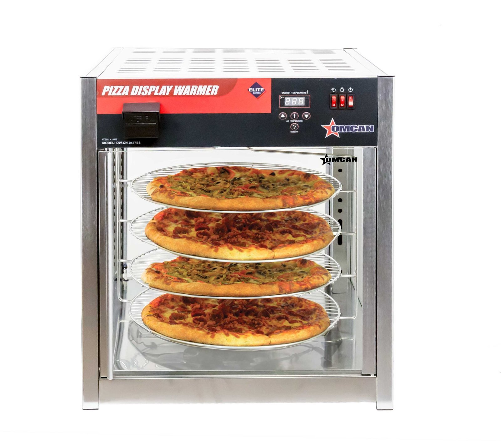 24" Pizza Display Warmer – 110 V, 1500 W – Image 2