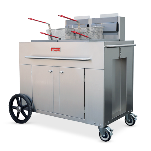 Outdoor Portable Fryer Double Tank Propane