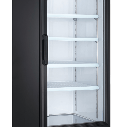 Black Glass Door Display Freezer – 110 V