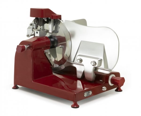 Omas S-Series 15″ Horizontal Gear-Driven Meat Slicer, Red | Trento – 110 V, 0.4 – Image 2