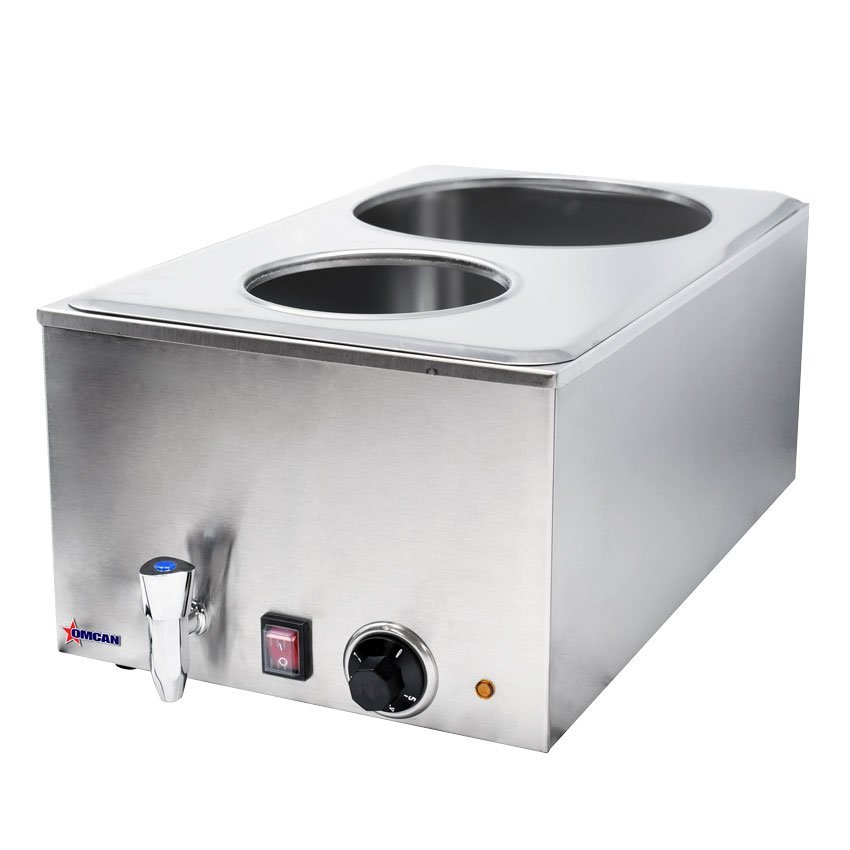 Full-Size Countertop Food Warmer with Two 8 L / 8.45 Qt Container Insets and Lid - Image 4