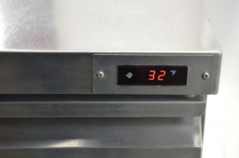 Undercounter Refrigerator, 2 Doors, Stainless Steel – Image 3