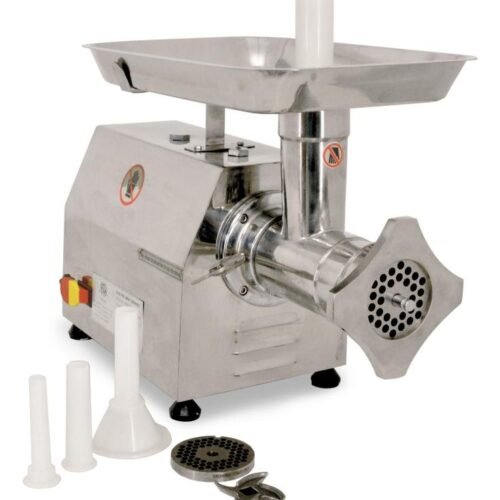 #22 Stainless Steel Meat Grinder with 1.5 HP Motor
