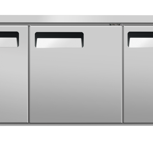 Juneau 72″ Undercounter Refrigerator Three Door Stainless Steel, 11 cu.ft. Capac