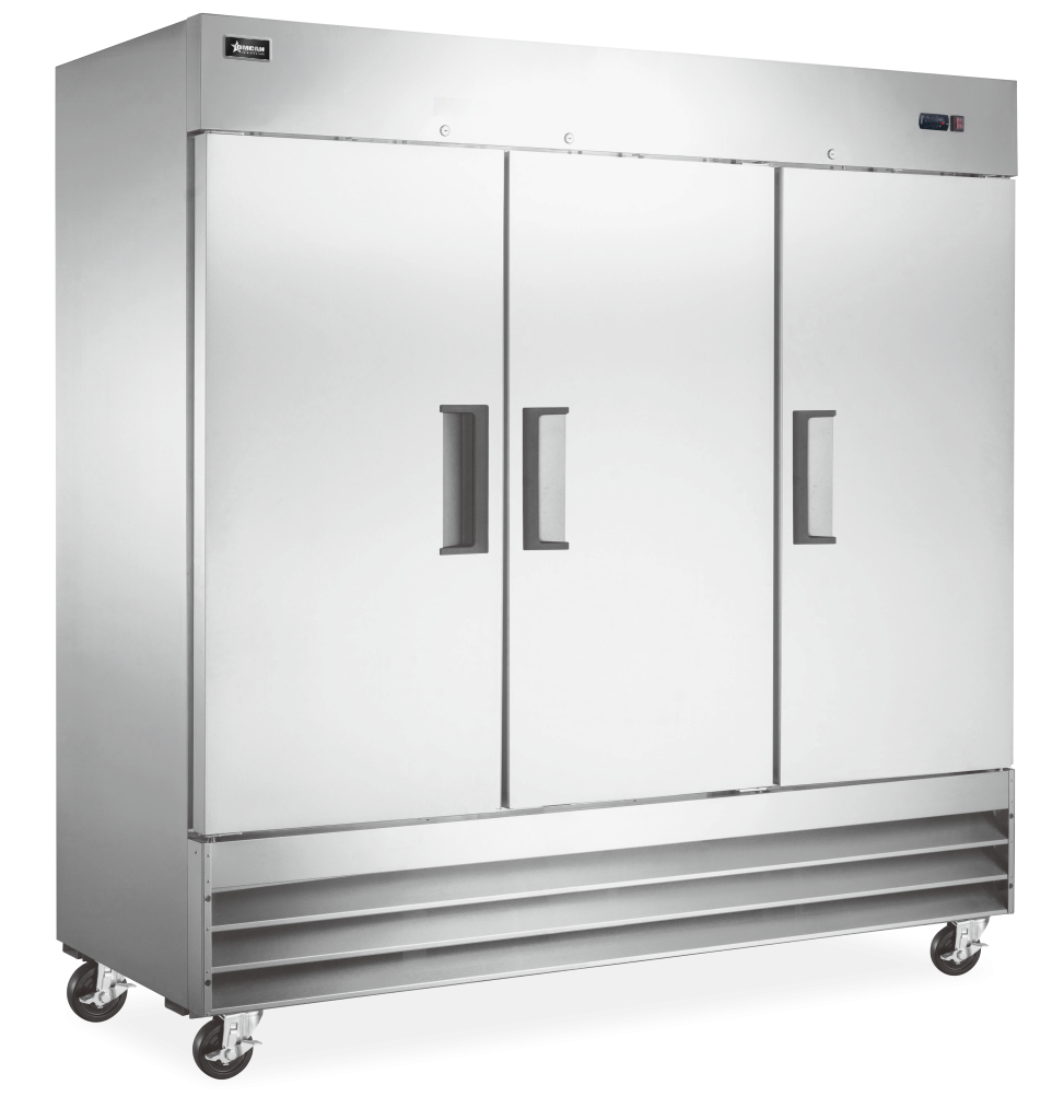 Reach-In Refrigerator, Stainless Steel – Image 2