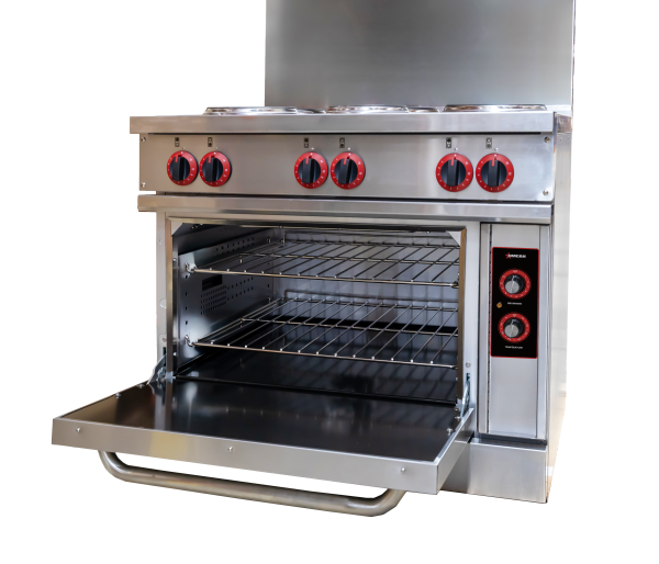 36″ Commercial Electric Range with 6 Burners and Standard Oven – 208 V, 18 kW - Image 2