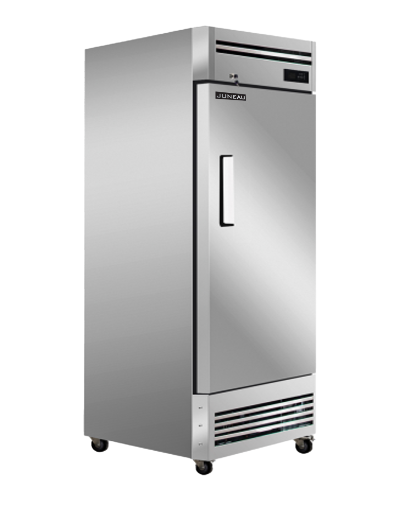 Juneau 27″ Reach-in Refrigerator Single Door Stainless Steel 18 cu.ft. Capacity,