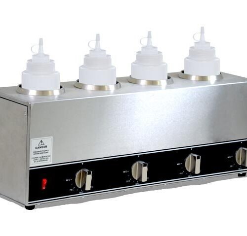 Quadruple Bottle Sauce Warmer