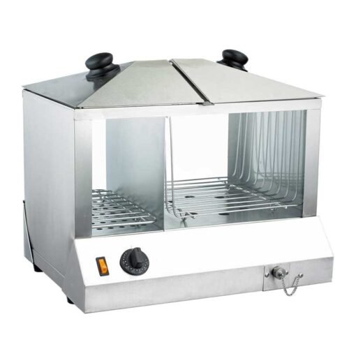 18" Hot Dog Steamer and Bun Warmer