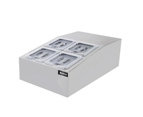 Countertop Refrigerated Prep Rail for GN 1/6 Pans