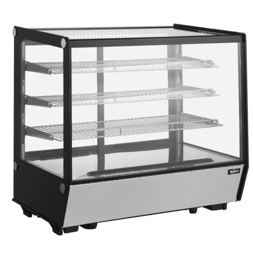 35″ Countertop Square Glass Refrigerated Display with 6.5 cu.ft. (186 Liters)