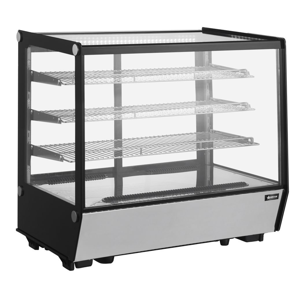 Square Glass Countertop Refrigerated Showcase – Image 2