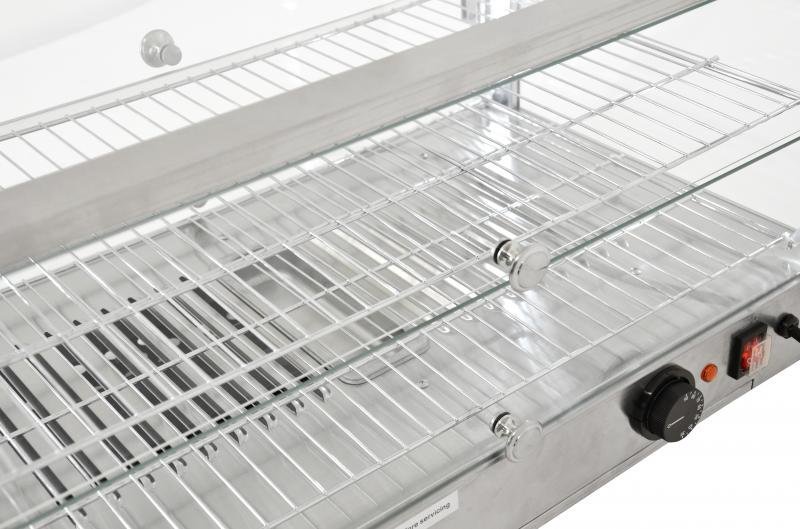 28" Countertop Display Warmer with Front and Rear Hinged Doors – Image 5