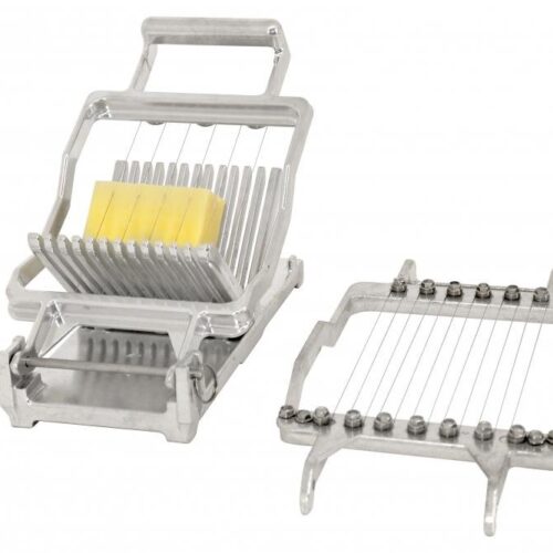 Aluminum Manual Easy Cheese Cutter with 3/4″ and 3/8″ Interchangeable Cutting Bo