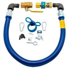 Gas Hose Blue 3/4" x 48", with Snapfast Disconnect